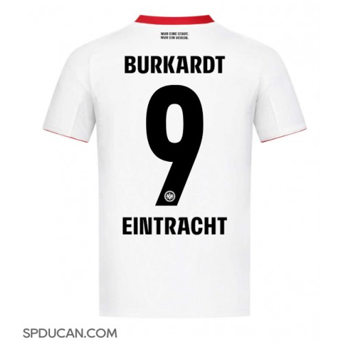 Muški Nogometni Dres Eintracht Frankfurt Jonathan Burkardt #9 Gostujuci 2025-26 Kratak Rukav
